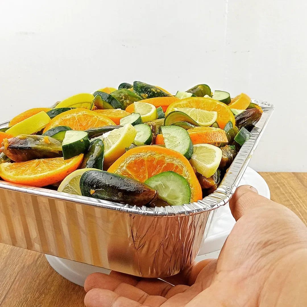 Buttered Ginger Orange Mussels